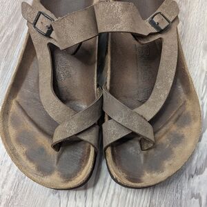 Birkenstock Tan Leather Sandals